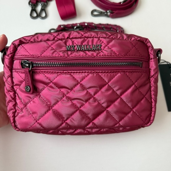 NWT MZ Wallace Mini Crosby Crossbody Bag in Peony Pearl - Picture 2 of 12